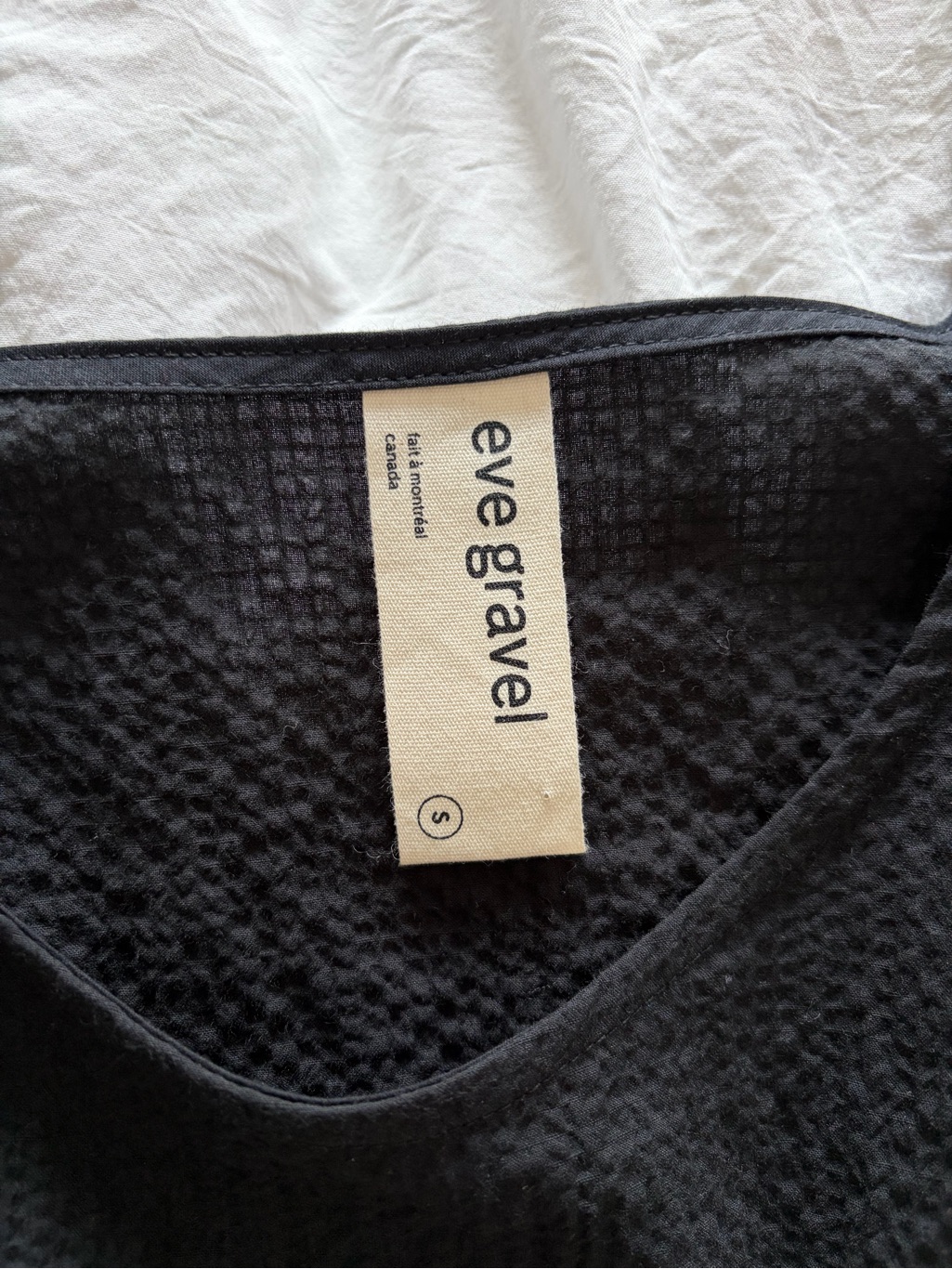 Eve Gravel Ellie Top Black Puff Sleeve — image 4 of 7